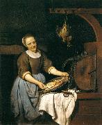 Gabriel Metsu The Cook oil painting on canvas